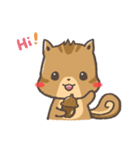 ゆるゆるシマリス（個別スタンプ：1）