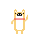 柴犬 ドット絵すたんぷ（個別スタンプ：22）