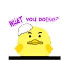 Dog and eggshell duck  life（個別スタンプ：28）