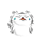 白い猫ふくしき（個別スタンプ：9）