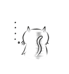 白い猫ふくしき（個別スタンプ：16）