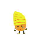 黄色い帽子のどんぐりん（個別スタンプ：12）