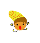 黄色い帽子のどんぐりん（個別スタンプ：21）