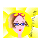 Sunglasses women（個別スタンプ：23）