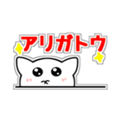 はんたましろねこ1（個別スタンプ：3）