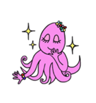 Elegant Octopus ～上品なタコ～（個別スタンプ：1）