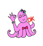Elegant Octopus ～上品なタコ～（個別スタンプ：16）