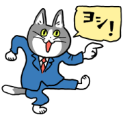 仕事猫 × LINE証券の画像