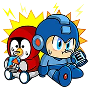 LINE レンジャー×ロックマンスタンプの画像