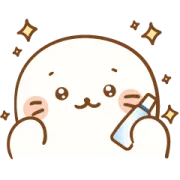 [無料LINEスタンプ] マイティア×しろたん うるおいスタンプ