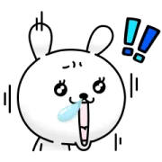 [無料LINEスタンプ] 【毎日つかえる！】ひねくれうさぎ