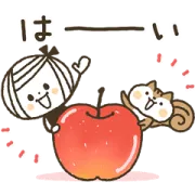 [無料LINEスタンプ] 秋の日常♡ボブGIRL×LINEスキマニ