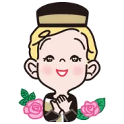 [無料LINEスタンプ] ローズちゃん by高島屋オンラインストア