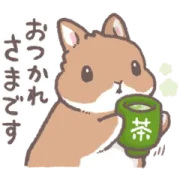 冬のうさぎさん×LINEバイトの画像