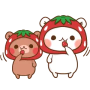 [LINEスタンプ] まいにち使える♪ちびくま＆ちびうさ