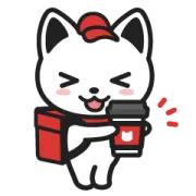 出前にゃんスタンプの画像