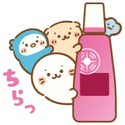 マイティア×しろたん 第2弾スタンプの画像