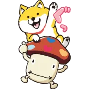 しばんばん×ドコモダケ BIGスタンプの画像