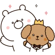 ガーリーくまさん×わんわん王子の画像