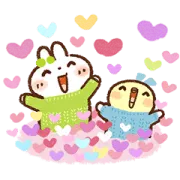真冬にやさしい気遣い♡白うさぎ＆しろねこの画像