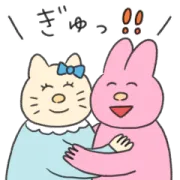 [無料LINEスタンプ] なおにゃん × QLife