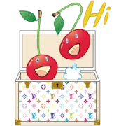 [無料LINEスタンプ] ルイ・ヴィトン × 村上隆