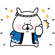 [無料LINEスタンプ] chocoZAP×ゆるうさぎ