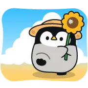 [無料LINEスタンプ] 夏本番！心くばりペンギン【気遣いと敬語】
