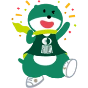 [無料LINEスタンプ] TOKYO SOLUA ミドすけ