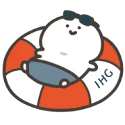 [無料LINEスタンプ] 動くお文具さん×IHGホテルズ＆リゾーツ