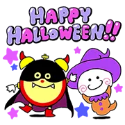 ころりん★ハロウィンキャラクタースタンプの画像