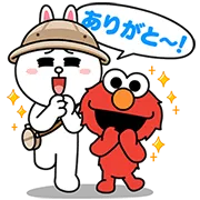 LINEバブル2xセサミストリートコラボの画像