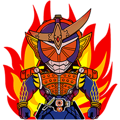 [LINEスタンプ] 平成ライダー大集合！