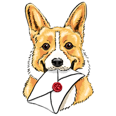 [LINEスタンプ] P.S. I Love Dogs (犬が好き)の画像（メイン）