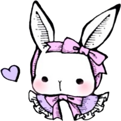 [LINEスタンプ] Sweet KAWAII Lolita bunniesの画像（メイン）