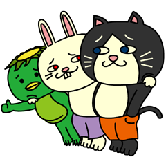 [LINEスタンプ] (78)Cats＆Kappa Stamp