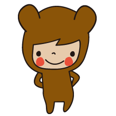 [LINEスタンプ] 森のクマグル