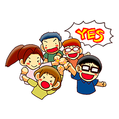 [LINEスタンプ] みんなで脱出！の画像（メイン）