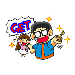 [LINEスタンプ] 2人で脱出！の画像（メイン）