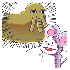 [LINEスタンプ] ハツカネズミのハッカル3