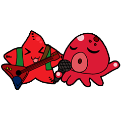 [LINEスタンプ] Underwater Friendsの画像（メイン）