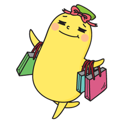 [LINEスタンプ] Banana Girl