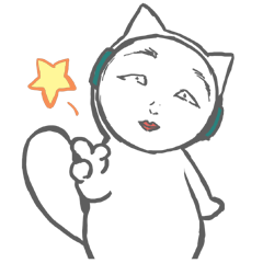 [LINEスタンプ] おめんねこ