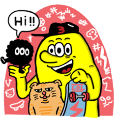 [LINEスタンプ] ぽっちょと愉快な仲間たちの画像（メイン）