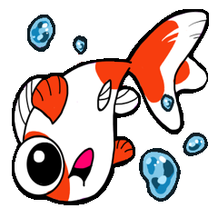 [LINEスタンプ] ぴちぴち金魚