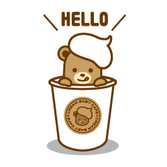 [LINEスタンプ] CREAM BABY BEARの画像（メイン）