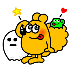 [LINEスタンプ] スリーピーズ+★Lovelyな3兄妹の画像（メイン）