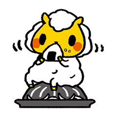 [LINEスタンプ] ジンギスカンのジンくん