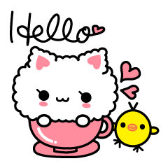 [LINEスタンプ] モコねこの画像（メイン）