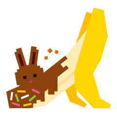 [LINEスタンプ] チョコうさぎのパルピー